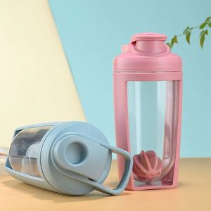Gobelet shaker gradué 550 ml en plastique PP écologique, anti-corrosion, résistant à l'eau bouillante, pour boire directement - Product Image 1