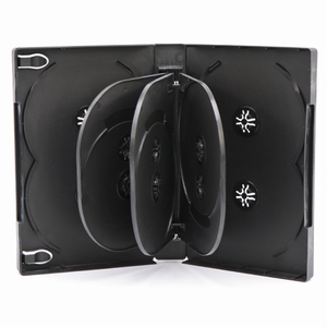 SUNSHING Premium DVD Case Super Clear 27mm Black CD DVD Blu-ray <b>Disc</b> Box Multi-pack 33/35mm DVD Boxes Clear PS Game Storage - Product Image 1