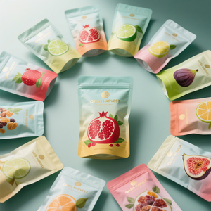 Saco Mylar com Zíper Reutilizável para Alimentos, Grau Alimentício, Barras Energéticas, Alimentos Congelados, Café em Pó, Chá, Farinha de Trigo - Product Image 6