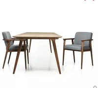 Ensemble de table à manger moderne en bois massif, 8 places, cuisine, style chinois, couleur claire, livraison gratuite