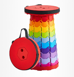 Tabouret télescopique portable pliable pour le camping et la randonnée - Product Image 2