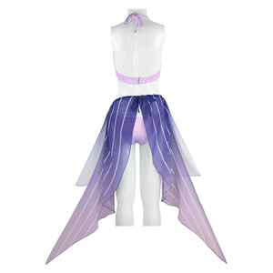 Costume de cosplay de maillot de bain <span class=keywords><strong>Kokomi</strong></span> du jeu <span class=keywords><strong>Genshin</strong></span> <span class=keywords><strong>Impact</strong></span>, bikini Sangonomiya <span class=keywords><strong>Kokomi</strong></span>, maillot de bain de plage, robe de bain de cosplay d'anime - Product Image 4