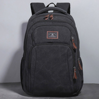 Sac à dos décontracté pour hommes, haut de gamme, grande capacité, pour la randonnée et les voyages en plein air, sac à dos pour ordinateur en toile imperméable