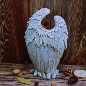 Statua del <span class=keywords><strong>presepe</strong></span> artigianale in resina statuetta madre maria Baby gesus angelo ala-elegante scena realizzata maria e gesì - Product Image 5