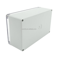 Prix usine ABS boîtier de projet électronique couvercle Transparent IP67 boîtier de commutation extérieur étanche 200x120x75mm boîte promotionnelle