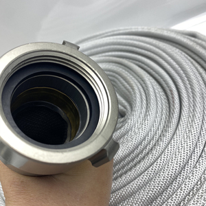 2,5 дюймов 25 м 30 м NBR Duraline белый ПВХ/ТПУ резиновый плоский разряд - Product Image 4
