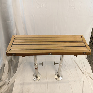 Mesa Plegable de Teca de 340/680x1250 mm, Éxito de Ventas Transfronterizo, Accesorio Esencial para Yates, Autocaravanas y Embarcaciones - Product Image 2