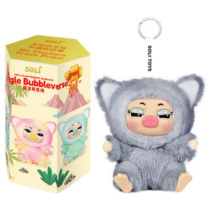 Piggle Bubbleverse deuxième génération poupée Bubble Mart assis fête Macaron Originales Mini peluche boîte aveugle jouets Piggle <span class=keywords><strong>Monster</strong></span> - Product Image 3