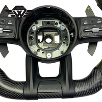 Volant en cuir carbone mat haut de gamme pour Mercedes Benz W223 W205 809P E G Series, pièces automobiles personnalisées de qualité supérieure