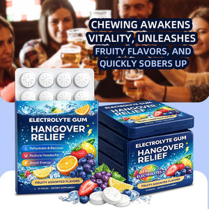 Tabletas masticables de electrolitos <span class=keywords><strong>para</strong></span> después de beber, alivian las náuseas y la deshidratación, aceleran la recuperación, no se necesita agua <span class=keywords><strong>para</strong></span> ocasiones sociales - Product Image 6