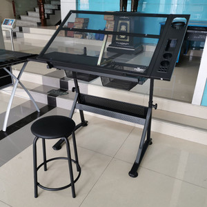 Kỹ Thuật Chuyên Nghiệp Vẽ Bảng Nghệ Thuật Bàn Gấp Nâng Glass Top Giá Vẽ Bảng - Product Image 5