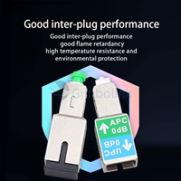 Convertisseur de fibre optique monomode personnalisé SC/APC mâle SC/UPC femelle 0dB Adaptateur de connexion d'interface de câble de fibre optique 5G