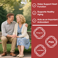 VitaHall Prix de gros 400MG Coenzyme Q10 Complément alimentaire pour adultes Capsules de qualité alimentaire pour la santé du cœur et du cerveau