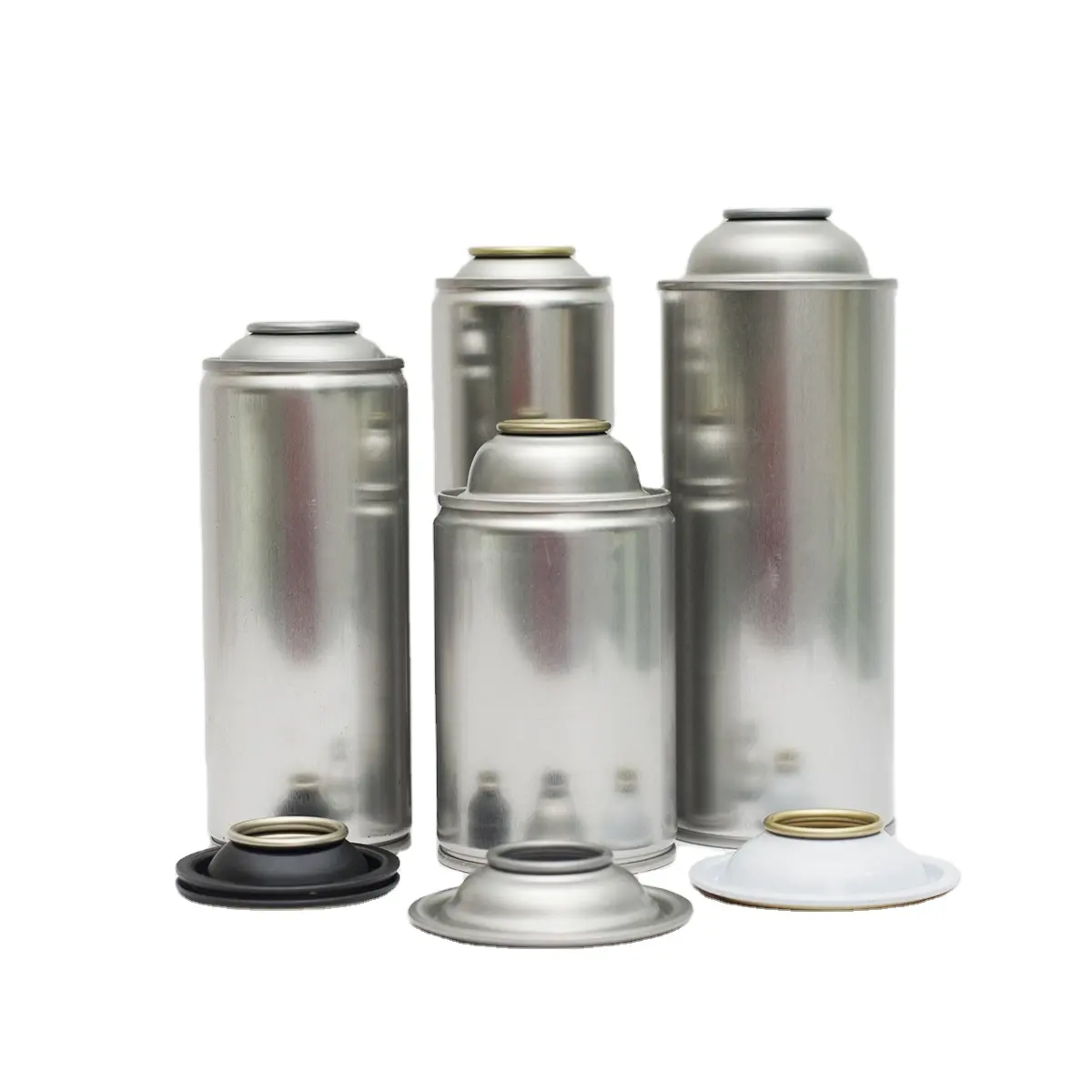 Latas de aerossol 20ml-1000ml para alumínio, latas vazias de metal para uso cosmético, atacado, ponto 2Q 2P