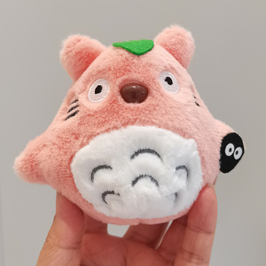 Dibujos animados Palacio ecuestre pequeño Totoro muñeco de peluche lindo muñeca llavero bolsa colgante agarrar máquina muñeca - Product Image 5