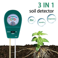 3-en-1 Humidimètre pour plantes, testeur de lumière et de PH, jardin, pelouse, ferme, utilisation intérieure et extérieure, kit de test de sol, acidité de l'eau