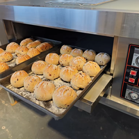 Four à boulangerie à gaz à 3 niveaux au meilleur prix pour pain, toasts, baguettes, ingrédients (maïs, noix, lait) pour restaurants et hôtels