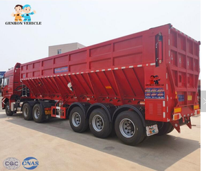 Remorque automatique à déchargement fabriqué en Chine pour délivrer les pièrres et les sables - Product Image 2