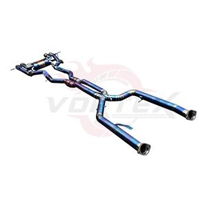 ระบบท่อไอเสียแบบ Catback สีฟ้าไทเทเนียม Vortex Burned สำหรับ BMW M3 G80 M4 G82 S58 3.0T ปี 2021-2025 ชุดอุปกรณ์เพิ่มสมรรถนะแบบ Bolt-On พร้อมวาล์วควบคุม - Product Image 3