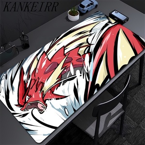 Anime Poke-mon teclado grande Mousesdesk Pad antideslizante goma Gaming Mousepad Laptop Mouse alfombra juego Mesa Mat Anime derivados - Product Image 3