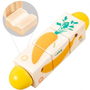 Juguetes de Madera Inspirados en Montessori para Bebés, Niños y Niñas, Bloques Giratorios, Rompecabezas de Apilamiento y Combinación de Patrones - Product Image 3
