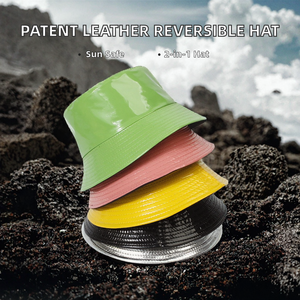 Chapeau Bob Réversible en Velours Éponge Solide Polyester/Coton, Vente en Gros, Protection Solaire, Idéal pour la Pêche Décontractée et les Voyages - Product Image 2