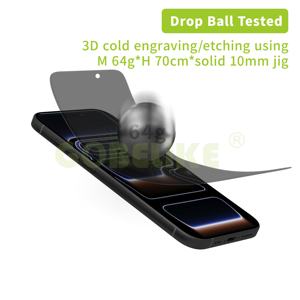 Pellicola Protettiva Privacy Anti-Spia a Copertura Totale e Protezione per Obiettivo Fotocamera per <span class=keywords><strong>iPhone</strong></span> 17 16 15 Pro Max <span class=keywords><strong>Mini</strong></span> Plus Air - Product Image 2