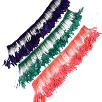 Couture tissu ruban frange poulet coq plume garniture pour bricolage artisanat vêtements robe Costume accessoire carnaval fête maison