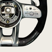 Volant en fibre de carbone adapté pour Mercedes Benz W205 C63 W213 E63 G63 GLS63S GLA45 A45 E43 G55 G63 W204 W223