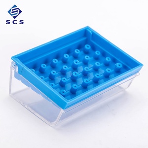 وحدة مختبر طبي حالة تطهير كتلة الحفر البلاستيك الأزيز حامل الأسنان - Product Image 3