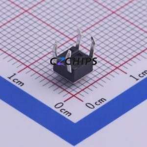 TS-1009-03826 Tactile Switch Through hole-4P,4.5x4.5mm Switch Single Pole Single Throw Round Button Through Hole 4.5mm - Product Image 2