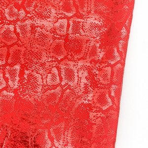 Kho Rất Nhiều Ba Chiều Long Lanh Rắn Kim Loại Lá 4 Cách Căng Polyamide Spandex Vải Beachwear Hiệu Suất Đồ Bơi Vải - Product Image 5