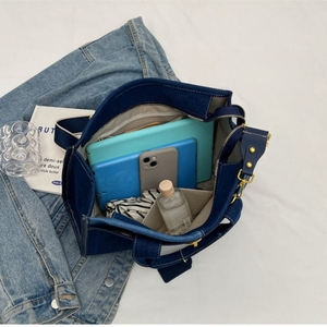 2024 nuovo arrivo <span class=keywords><strong>borse</strong></span> Tote di grandi dimensioni donna <span class=keywords><strong>borse</strong></span> di tela per pendolarismo cucite <span class=keywords><strong>borse</strong></span> a colori - Product Image 3