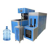 Máquina Sopladora de Botellas de Agua PET/PP Semiautomática de 5 Galones con PLC y Motor