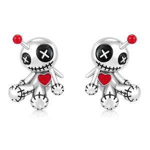 Ensemble de colliers en forme de cœur de robot pour femmes, design ludique 3D, accessoires à porter au quotidien - Product Image 1