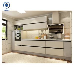 Ada dolap mobilyası ile Prima amerikan mutfak Modern mermer aksesuarları özelleştirilmiş mutfak dolabı - Product Image 6