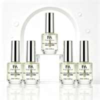 Base de vernis à ongles de luxe à séchage rapide 15 ml, résistante aux éclats, à séchage rapide, fournie directement par l'usine