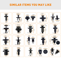 620 pièces automobile POM plastique poussoir retenue panneau de porte garniture Clips Auto carrosserie attaches et garde-boue Rivet pare-chocs assortiment pour voitures