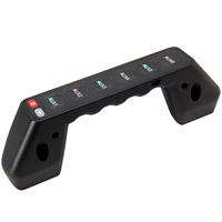 Panneau de commande LEDIYTE 6 interrupteurs pour Hilux, 6 commutateurs auxiliaires, étiquettes rétroéclairées, indice de protection IP65, panneau de commande de console supérieure, CE RoHS, camion