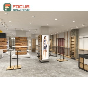 Customized Retail Project Metal Glass <b>Showcase</b> Full Service Fashion Store - Product Image 3