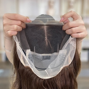 Full <b>Lace</b> <b>Wig</b> 30in Body Wave Honey Blonde Breathable 100% European Human Hair Glueless Natural Hairline - Product Image 1