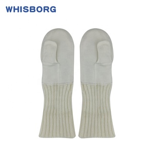 2022 di lusso Cable Ski neonato Vintage Angora bianco per bambini <span class=keywords><strong>guanti</strong></span> in maglia con fodera in Jersey guanto invernale - Product Image 6