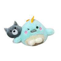 Mignon nouvelle couleur correspondant petit dinosaure en peluche poupée porte-clés en peluche petit pendentif Dragon vêtements sac porte-clés