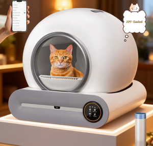 Kotak kotoran kucing pembersih sendiri otomatis pintar dengan kendali bau dan desain ramah lingkungan - Product Image 6
