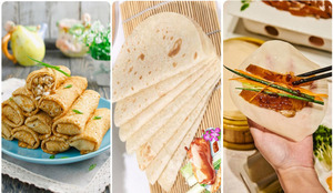 Feuille de rouleau à ressort électrique ou à gaz Machine à emballer les œufs Feuille de <span class=keywords><strong>pâtisserie</strong></span> pour gâteau de canard rôti Mille Crepe Popiah Skin Making Equipment - Product Image 6