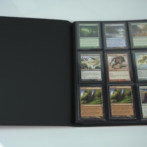 Nuevo Estilo, Carpeta Personalizada de Cuero PU Negro con 9 Bolsillos para Tarjetas Coleccionables, Páginas Interiores de PP, Muestra Disponible - Product Image 6