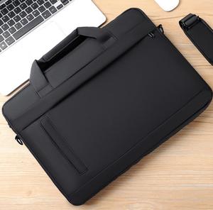 防水15.6インチレザーラップトップブリーフケースバッグ メンズビジネスPUレザーラップトップバッグ 卸売 - Product Image 6