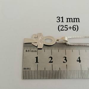 สร้อยคอจี้รูปตาของอียิปต์โบราณ316L สแตนเลสเครื่องประดับอียิปต์ที่สำคัญสร้อยคอตาแห่งฮอรัส - Product Image 5