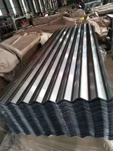 Hojas de techo de hierro de acero corrugado galvanizado recubierto de color de largo alcance hoja Gi para construcción