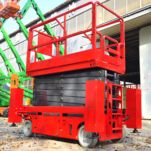 Fabrika Fiyatı 320KG <span class=keywords><strong>6m</strong></span> 8m 10m 12m 14m 16m 18m Paletli Mini Araç Kendinden Tahrikli Elektrikli Masa Hidrolik Makaslı Platform - Product Image 5